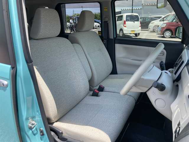 ダイハツ ムーヴ キャンバス X SA Ⅲ 鳥取県 2018(平30)年 5.8万km ファインミントメタリック ワンオーナー/社外ナビ/フルセグ/DVD/CD/BT/スマートアシスト/レーンキープアシスト/オートハイビーム/両側パワースライドドア/プッシュエンジンスタート/アイドリングストップ/電動格納ミラー/フロアマット/ドアバイザー/スマートキー