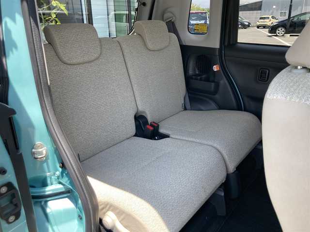 ダイハツ ムーヴ キャンバス X SA Ⅲ 鳥取県 2018(平30)年 5.8万km ファインミントメタリック ワンオーナー/社外ナビ/フルセグ/DVD/CD/BT/スマートアシスト/レーンキープアシスト/オートハイビーム/両側パワースライドドア/プッシュエンジンスタート/アイドリングストップ/電動格納ミラー/フロアマット/ドアバイザー/スマートキー