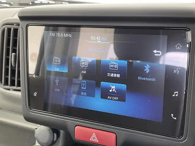 スズキ エブリイ PC 富山県 2024(令6)年 0.1万km スペリアホワイト 純正ディスプレイオーディオ（AM/FM/USB/BT）/バックカメラ/両側スライドドア/デュアルカメラブレーキサポート/レーンキープアシスト/オートライト/LEDヘッドライト/横滑り防止装置/リアパーキングセンサー/オーバーヘッドシェルフ/運転席シートヒーター/リモコンキー×２/取扱説明書/保証書