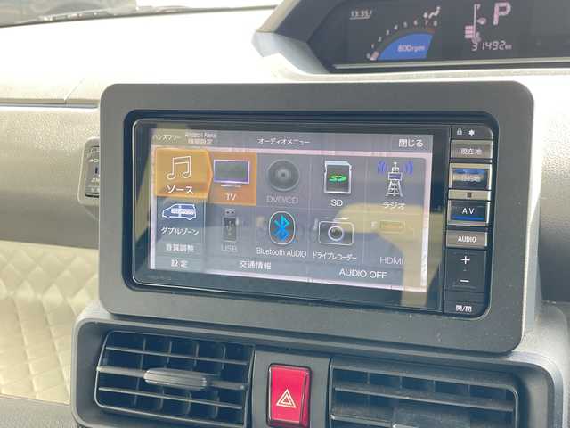 ダイハツ タント X セレクション 愛知県 2020(令2)年 3.2万km ブラックマイカメタリック 純正ナビ/CD DVD/Bluetooth/ドライブレコーダー/バックカメラ/片側パワースライド/シートヒーター/ETC/衝突軽減システム/オートライト/アイドリングストップ/オートエアコン/ドアバイザー/コーナーセンサー