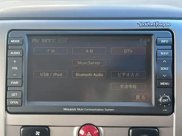 三菱純正HDDナビ MMCS ETC付 取説有