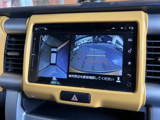スズキ ハスラー X 群馬県 2016(平28)年 6.6万km アクティブイエロー/ブラック2トーンルーフ 純正ナビ/全周囲カメラ/CD再生/Bluetooth接続/フルセグTV(走行中不可)/アイドリングストップ/レーンキープアシスト/シートヒーター/ビルドインETC/電動ミラー/オートエアコン/ドラレコ/純正マット/プッシュスタート/ステアリングスイッチ/純正15インチAW/取扱説明書/保証書