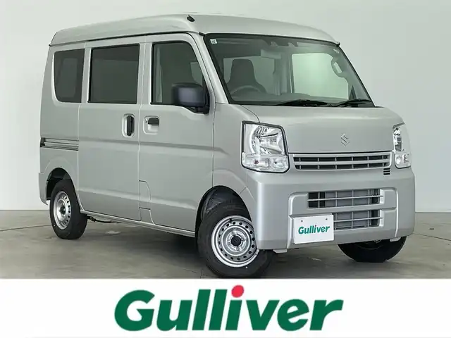 スズキ エブリイ PA 富山県 2024(令6)年 0.1万km シルキーシルバーメタリック 衝突被害軽減ブレーキ/レーンキープアシスト/オートマチックハイビーム/横滑り防止装置/リアパーキングセンサー/ABS/スペアキー/ラジオプレイヤー/オーバーヘッドシェルフ/取扱説明書/保証書