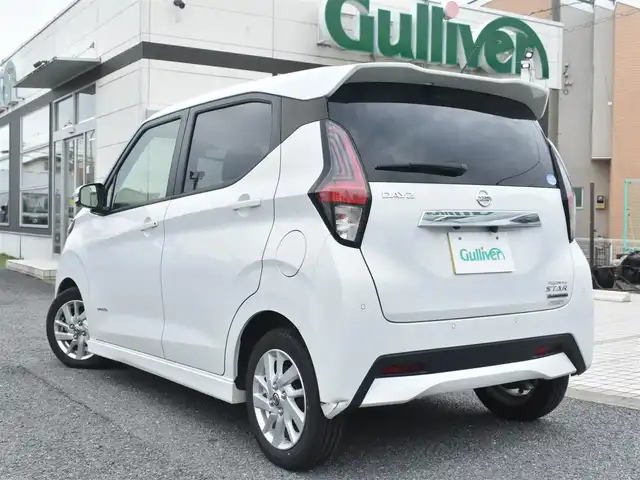 日産 デイズ HWS X プロパイロットED 神奈川県 2021(令3)年 3.4万km ホワイトパール インテリジェントエマージジェンシーブレーキ/：車線逸脱警報/：踏み間違い衝突防止アシスト/：フロント・バックソナー/プロパイロット/電動パーキングブレーキ/：オートブレーキホールド/純正9インチナビ（型式MM321D-L)/：フルセグTV/：CDDVD再生/：Bluetoothオーディオ/：インテリジェントアラウンドビューモニター/ドライブレコーダー（フロント）/純正フロアマット/純正14インチアルミホイール/純正LEDヘッドライト/：LEDフロントフォグランプ