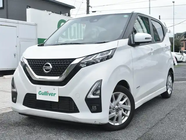 日産 デイズ HWS X プロパイロットED 神奈川県 2021(令3)年 3.4万km ホワイトパール インテリジェントエマージジェンシーブレーキ/：車線逸脱警報/：踏み間違い衝突防止アシスト/：フロント・バックソナー/プロパイロット/電動パーキングブレーキ/：オートブレーキホールド/純正9インチナビ（型式MM321D-L)/：フルセグTV/：CDDVD再生/：Bluetoothオーディオ/：インテリジェントアラウンドビューモニター/ドライブレコーダー（フロント）/純正フロアマット/純正14インチアルミホイール/純正LEDヘッドライト/：LEDフロントフォグランプ