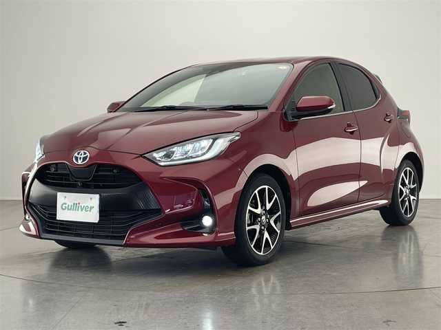 トヨタ ヤリス ハイブリッド Z 愛知県 2020(令2)年 2.8万km センシュアルレッドマイカ 純正８インチディスプレイオーディオナビ/トヨタセーフティセンス/トヨタチームメイト/パノラミックビューモニター/ブラインドスポットモニター/カラーヘッドアップディスプレイ/シートヒーター/ETC/前後ドライブレコーダー/LEDオートライト/フォグランプ/純正アルミホイール/純正フロアマット/レーダークルーズコントロール/コーナーセンサー/禁煙車