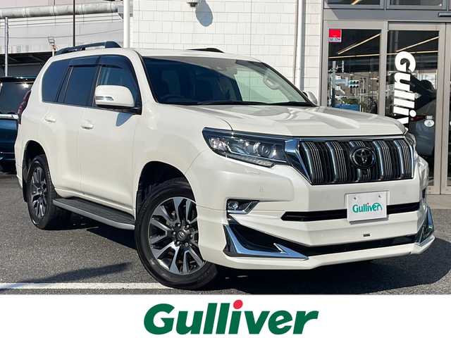トヨタ ランドクルーザー プラド TZ－G 東京都 2021(令3)年 9.2万km ホワイトパールクリスタルシャイン ワンオーナー/純正ナビ/Bluetooth/フルセグテレビ/全方位カメラ/ウィンカーミラー/クルーズコントロール/サンルーフ/レザーシート/D/Nパワーシート/シートヒーター/エアーシート/電動格納サードシート/ドアバイザー/ルーフレール/プッシュスタート/ETC2.0/LEDヘッドライト/デジタルインナーミラー /前後ドライブレコーダー/プリクラッシュセーフティ/ブラインドスポットモニター