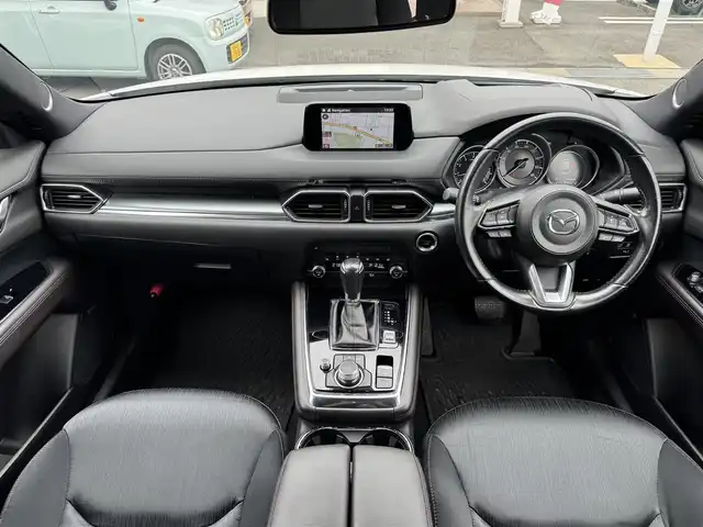 マツダ ＣＸ－８ 25S プロアクティブ 三重県 2019(平31)年 5.3万km スノーフレイクホワイトパールマイカ 純正マツダコネクトナビ/・地デジTV/CD/DVD/SD/USB/Bluetooth/・Apple Carplay/Android Auto/360度ビューモニター/Boseサウンドシステム(10スピーカー)/アドバンスドスマートシティブレーキサポート/スマートブレーキサポート/レーンキープアシスト/レーダークルーズコントロール/アクティブドライビングディスプレイ/ステアリングスイッチ/ステアリングヒーター/ドライブセレクション(スポーツモード)/ブラッククロスシート/運転席パワーシート/運転席シートメモリー/シートヒーター（運転席/助手席）/2列目カップホルダー付きベンチシート/サンシェード(リアドア)/アダプティブLEDヘッドランプ/シグネチャーLEDランプ/オートライト/純正19インチアルミホイール/ETC/アドバンストキーレスエントリーシステム/アドバンストキー2本/取説/保証書