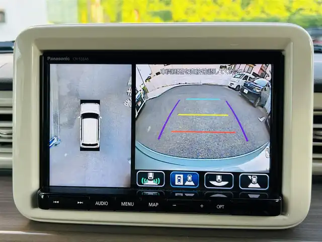 スズキ ラパン X 神奈川県 2024(令6)年 0.7万km オフブルーM 純正メモリナビ/・DTV/Bluetooth/バックカメラ/全方位モニタ/前後ドライブレコーダー/前席シートヒーター/スズキセーフティサポート/・デュアルカメラブレーキサポート/・誤発進抑制機能/・車線逸脱警報機能/・ふらつき警報機能/・先行車発進お知らせ機能/・ハイビームアシスト/・リヤパーキングセンサー/アイドリングストップ/純正フロアマット/純正14インチアルミホイール/純正LEDヘッドライト/プッシュEgスタート/ストップ/取扱説明書/保証書