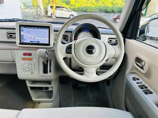 スズキ ラパン X 神奈川県 2024(令6)年 0.7万km オフブルーM 純正メモリナビ/・DTV/Bluetooth/バックカメラ/全方位モニタ/前後ドライブレコーダー/前席シートヒーター/スズキセーフティサポート/・デュアルカメラブレーキサポート/・誤発進抑制機能/・車線逸脱警報機能/・ふらつき警報機能/・先行車発進お知らせ機能/・ハイビームアシスト/・リヤパーキングセンサー/アイドリングストップ/純正フロアマット/純正14インチアルミホイール/純正LEDヘッドライト/プッシュEgスタート/ストップ/取扱説明書/保証書