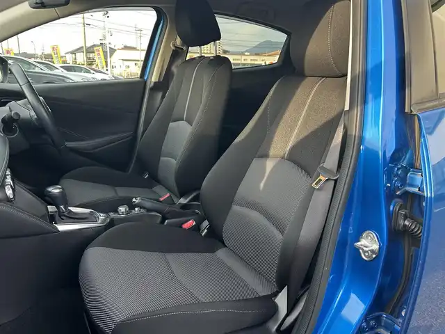 マツダ デミオ 13S ツーリング 長崎県 2016(平28)年 6.1万km ダイナミックブルーマイカ 純正SDナビ/　（BT/CD/AM/FM/フルセグTV)/ビルトインＥＴＣ/オートハイビーム/前席シートヒーター/スマートキー/プッシュスタート/アイドリングストップ/衝突軽減ブレーキ/レーンアシスト/純正ヘッドライト/純正アルミホイール/スペアキー１本