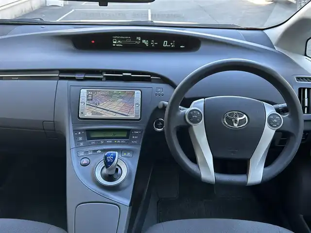 トヨタ プリウス S 愛知県 2010(平22)年 6.9万km ブラック 純正SDナビ〈NSDN-W59〉/・DVD／ワンセグTV/バックカメラ/アンテナ分離型ETC/社外15インチAW〈SMACK〉/スマートキー＆プッシュスタート