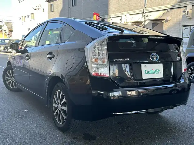 トヨタ プリウス S 愛知県 2010(平22)年 6.9万km ブラック 純正SDナビ〈NSDN-W59〉/・DVD／ワンセグTV/バックカメラ/アンテナ分離型ETC/社外15インチAW〈SMACK〉/スマートキー＆プッシュスタート