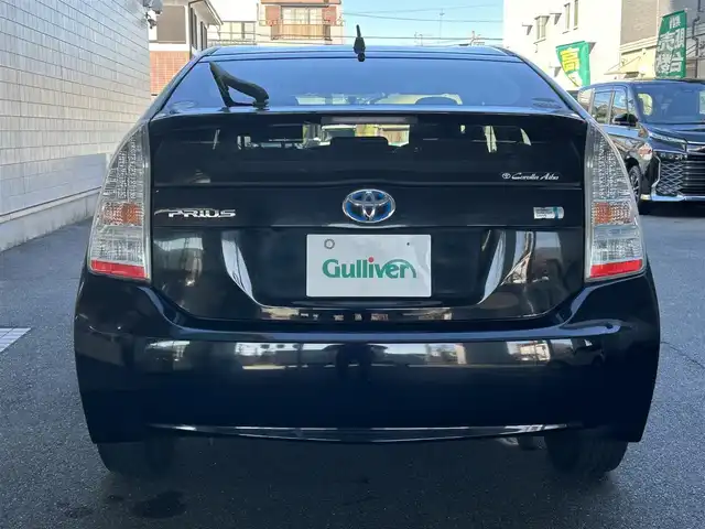 トヨタ プリウス S 愛知県 2010(平22)年 6.9万km ブラック 純正SDナビ〈NSDN-W59〉/・DVD／ワンセグTV/バックカメラ/アンテナ分離型ETC/社外15インチAW〈SMACK〉/スマートキー＆プッシュスタート