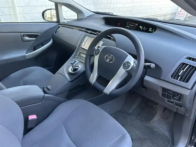 トヨタ プリウス S 愛知県 2010(平22)年 6.9万km ブラック 純正SDナビ〈NSDN-W59〉/・DVD／ワンセグTV/バックカメラ/アンテナ分離型ETC/社外15インチAW〈SMACK〉/スマートキー＆プッシュスタート