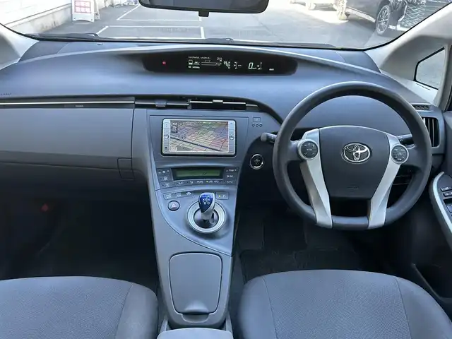 トヨタ プリウス S 愛知県 2010(平22)年 6.9万km ブラック 純正SDナビ〈NSDN-W59〉/・DVD／ワンセグTV/バックカメラ/アンテナ分離型ETC/社外15インチAW〈SMACK〉/スマートキー＆プッシュスタート