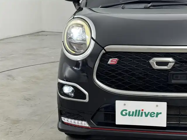 ダイハツ キャスト スポーツ SAⅡ 福岡県 2015(平27)年 7.7万km ブラックマイカメタリック 社外ナビ　/バックカメラ　/ＥＴＣ　/ＭＯＭＯステアリング　/衝突被害軽減システム　/横滑り防止装置　/レーンキープ　/盗難防止システム　/アイドリングストップ　/運転席シートヒーター　/純正１６インチアルミホイール