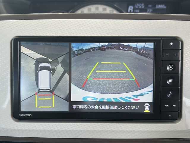 ダイハツ ムーヴ キャンバス G メイクアップ VS SAⅢ 愛知県 2021(令3)年 0.7万km パールホワイトⅢ/ナチュラルベージュマイカメタリック 2トーン ワンオーナー/メモリナビ(フルセグTV/DVD)/バックカメラ/全方位カメラ/アイドリングストップ/シートヒーター/両側パワースライドドア/前側ドラレコ/電格ミラー/純正フロアマット/ドアバイザー/ETC/取扱説明書/保証書