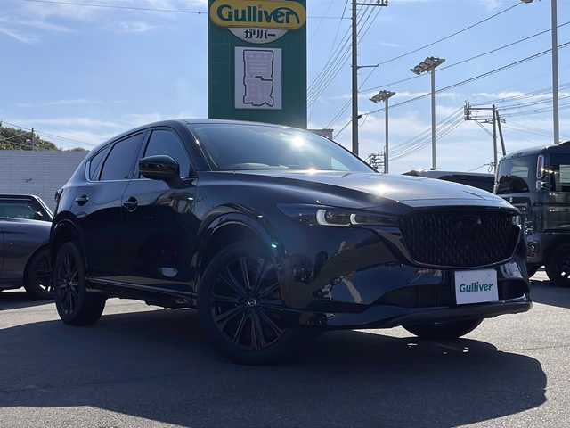 マツダ ＣＸ－５ XD スポーツアピアランス 山口県 2023(令5)年 5.6万km ジェットブラックマイカ ワンオーナー/純正ナビ/AM/FM/Bluetooth/AppleCarPlay/AndroidAuto/フルセグTV/ＢＯＳＥサウンド　/サンルーフ　/全方位カメラ　/ヘッドアップディスプレイ/置くだけ充電　/シートメモリー　/ステアリングヒーター　/電動リアゲート　/前席シートヒーター、エアシート　/オートクルーズコントロール　/ＥＴＣ