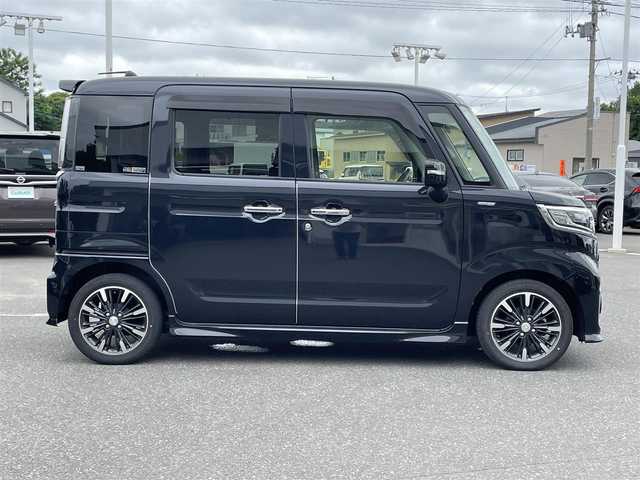 マツダ フレアワゴン カスタムスタイル ハイブリッド XT 青森県 2019(令1)年 1.5万km 黒 ４ＷＤ/全周囲カメラ/両側パワースライドドア/社外ナビ/フルセグＴＶ/Ｂｌｕｅｔｏｏｔｈ/ＣＤ／ＤＶＤ/ＵＳＢ/バックカメラ/ドライブレコーダー/シートヒーター/ＬＥＤヘッドライト/ハーフレザー/純正15インチアルミホイール