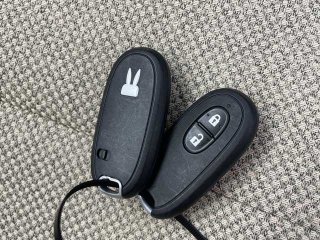 スズキ ラパン L 茨城県 2019(平31)年 4.8万km コフレピンクパールメタリック 社外メモリナビ【AVND8W】/(地デジTV・CD・DVD・BT・SD・ラジオ再生)/レーダーブレーキサポート/シートヒーター/ドライブレコーダー/バックカメラ/ハロゲンライト/純正14inスチールホイール/純正フロアマット/スマートキー/スペアキー/プッシュスタート