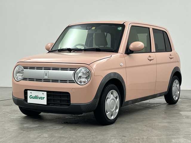スズキ ラパン L 三重県 2019(平31)年 4.8万km コフレピンクパールメタリック 禁煙車/レーダーブレーキサポート/シートヒーター/社外ナビ（AVND8W）/・フルセグ/・CD/DVD/・SD/・Bluetooth/・ドラレコ機能/バックカメラ/スマートキー/プッシュスタート/スペアキー/Wエアバック