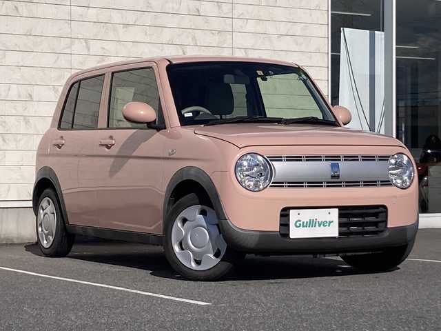 スズキ ラパン L 茨城県 2019(平31)年 4.8万km コフレピンクパールメタリック 社外メモリナビ【AVND8W】/(地デジTV・CD・DVD・BT・SD・ラジオ再生)/レーダーブレーキサポート/シートヒーター/ドライブレコーダー/バックカメラ/ハロゲンライト/純正14inスチールホイール/純正フロアマット/スマートキー/スペアキー/プッシュスタート