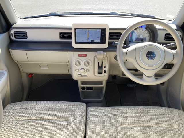 スズキ ラパン L 茨城県 2019(平31)年 4.8万km コフレピンクパールメタリック 社外メモリナビ【AVND8W】/(地デジTV・CD・DVD・BT・SD・ラジオ再生)/レーダーブレーキサポート/シートヒーター/ドライブレコーダー/バックカメラ/ハロゲンライト/純正14inスチールホイール/純正フロアマット/スマートキー/スペアキー/プッシュスタート