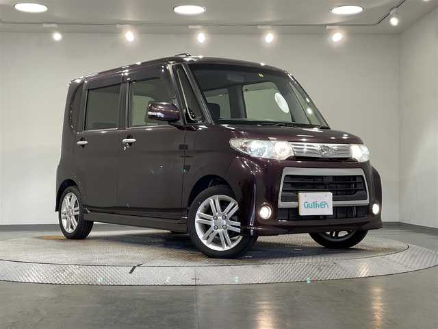 ダイハツ タント カスタム RS 愛知県 2012(平24)年 9.3万km ミスティックレッドクリスタルメタリック 純正SDナビ（NSZN-W62）/・AM/FM/CD/DVD/Bluetooth/・フルセグテレビ/ETC/オートエアコン/スマートキー/純正フロアマット/保証書/取扱説明書