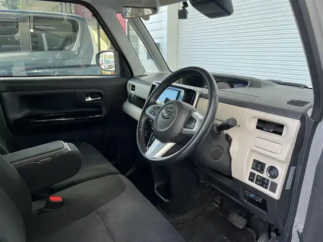 ダイハツ ムーヴ キャンバス G ブラックインテリア VS SAⅢ 高知県 2021(令3)年 2.6万km スムースグレーマイカメタリック/ブラックマイカメタリック 2トーン ディスプレイオーディオ/Bluetooth接続/ETC/Apple Car Play/Android Auto/ドライブレコーダー/全方位カメラ/AAC/社外フロアマット/両側パワースライドドア/シートヒーター/コーナーセンサー/オートLEDヘッドライト/オートマチックハイビーム/AM/FM/横滑り防止装置/盗難防止装置/衝突被害軽減システム/運転席＋助手席＋サイドエアバッグ