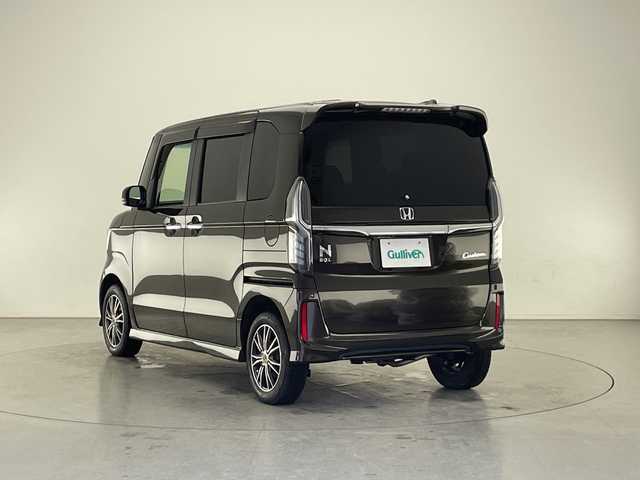 ホンダ Ｎ ＢＯＸ カスタム G EX ターボ ホンダセンシング 長野県 2018(平30)年 5.3万km プレミアムグラマラスブロンズP ホンダセンシング/アダプティブ・クルーズ・コントロール/LKAS〈車線維持支援システム〉/オートハイビーム/先行車発進お知らせ機能/標識認識機能/ターボ/４WD/社外SDナビ（フルセグ/DVD/CD/BT）/バックカメラ/社外ドライブレコーダー/ハーフレザーシート/前席シートヒーター/ビルトインETC/両側パワースライド/革巻きステリング/リアサイドサンシェード/フロアマット/LEDヘットライト/LEDフォグランプ