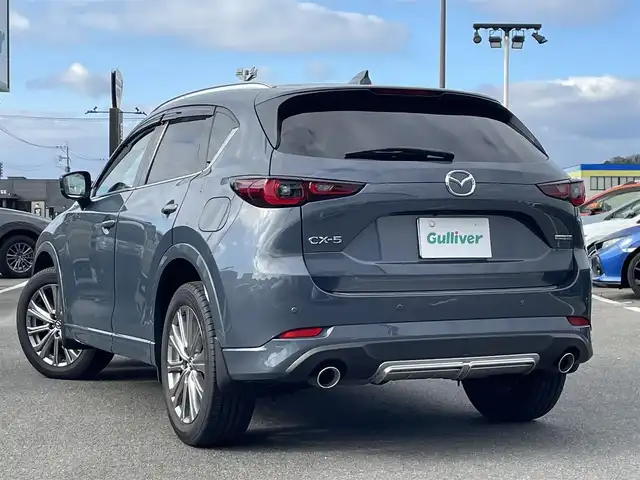 マツダ ＣＸ－５ XD エクスクルーシブモード 長崎県 2023(令5)年 2万km ポリメタルグレーM ワンオーナー/純正SDナビ/BT/USB/フルセグTV/全方位カメラ/茶革シート/前席パワーシート/全席シートヒーター/前席エアーシート/BOSEプレミアムサウンド/衝突被害軽減システム/レーダークルーズコントロール/シグネスチャースタイル/(ルーフレール、フロント、リア)/ステアリングスイッチ/ステアリングヒーター/パドルシフト/ドライブレコーダー前後/パワーバックドア/ETC