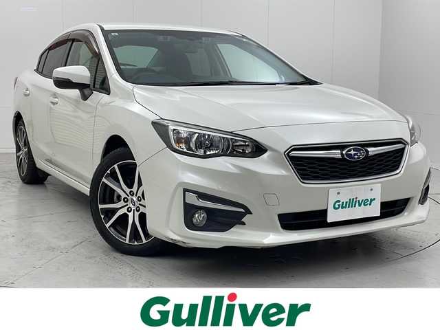 スバル インプレッサ Ｇ４ 2．0i－L アイサイト 茨城県 2017(平29)年 3.7万km クリスタルホワイトP 社外ナビ/フルセグTV/ETC/パドルシフト/追従クルーズコントロール/フロントフォグ/純正17インチアルミホイール/横滑り防止装置/ダウンヒルアシストコントロール/衝突軽減ブレーキ