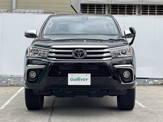 トヨタ ハイラックス Z 青森県 2019(令1)年 4.2万km アティチュードブラックマイカ 4WD/ターボ/寒冷地仕様/トヨタセーフティセンス/社外SDナビ/[FM/AM/CD/DVD/SD/USB/BT]/フルセグテレビ/バックカメラ/社外ドライブレコーダー/純正エンジンスターター/レーダークルーズコントロール/ETC/ステアリングスイッチ/LEDヘッドライト/フロントフォグ/バックフォグ/純正17インチAW付きサマータイヤ積込/純正フロアマット/ドアバイザー/電動格納ミラー/ミラーヒーター/保証書/取扱説明書
