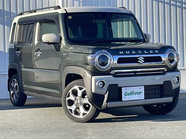 スズキ ハスラー Jスタイル Ⅱ ターボ 三重県 2023(令5)年 2.1万km クールカーキパールメタリック/ソフトベージュメタリック 純正ナビ/全周囲カメラ/デジタルインナーミラー/ビルトインETC/コーナーセンサー/ドライブレコーダー /シートヒーター/USB給電/レーダークルーズコントロール/レーンキープアシスト/LEDヘッドライト/電動格納ミラー/スペアキー/革巻きステアリング/ステアリングリモコン/パドルシフト/オートハイビーム/オートライト/純正フロアマット/禁煙車