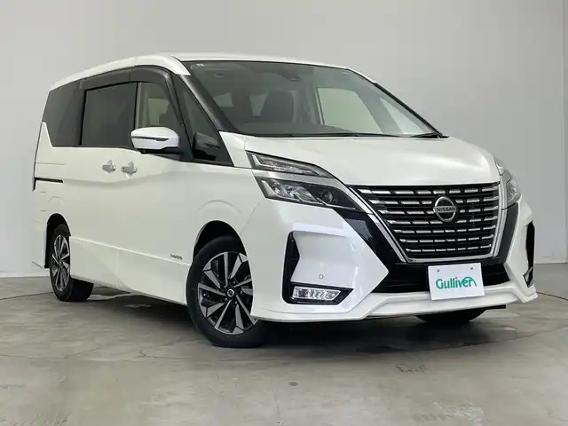 日産 セレナ ハイウェイスター V 新潟県 2019(令1)年 6万km ブリリアントホワイトパール プロパイロット/ストラーダ10型メモリナビ【CN-F1X10D】/　フルセグTV/Bluetooth/CD/DVD/USB/全方位モニター/後席モニター/レーダークルーズコントロール/衝突被害軽減ブレーキ/レーンキープアシスト/BSM(ブラインドスポットモニター)/両側パワースライドドア/前後コーナーセンサー/パーキングアシスト/アイドリングストップ/LEDヘッドライト/オートライト/横滑り防止装置/ステアリングスイッチ/禁煙車