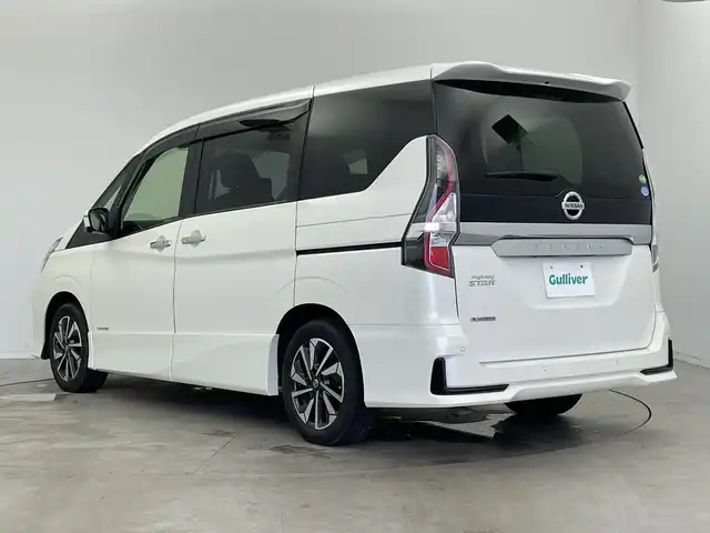 日産 セレナ ハイウェイスター V 新潟県 2019(令1)年 6万km ブリリアントホワイトパール プロパイロット/ストラーダ10型メモリナビ【CN-F1X10D】/　フルセグTV/Bluetooth/CD/DVD/USB/全方位モニター/後席モニター/レーダークルーズコントロール/衝突被害軽減ブレーキ/レーンキープアシスト/BSM(ブラインドスポットモニター)/両側パワースライドドア/前後コーナーセンサー/パーキングアシスト/アイドリングストップ/LEDヘッドライト/オートライト/横滑り防止装置/ステアリングスイッチ/禁煙車