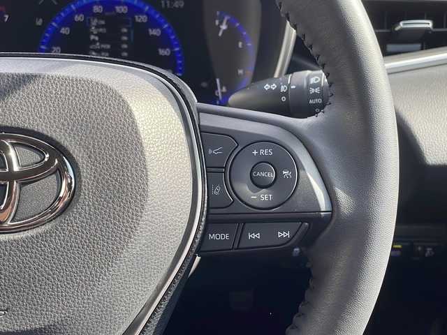 トヨタ カローラ スポーツ ハイブリッドG Z 島根県 2020(令2)年 1.1万km アティチュードブラックマイカ/ダークブルーマイカメタリック 2トーン メーカーナビゲーション/BT CD DVD Miracast/モデリスタエアロ/バックカメラ/レーダークルーズコントロール/社外前後ドライブレコーダー/ビルトインETC2.0/ハーフレザーシート/D/N席シートヒーター/オートマチックハイビーム/電子パーキング/AUTOHOLD/LEDヘッドライト/AUTOライト/フォグライト/前後コーナーセンサー/オートリトラミラー/純正ドアバイザー/純正フロアマット/純正18インチアルミホイール/ISOFIX/シートリフター