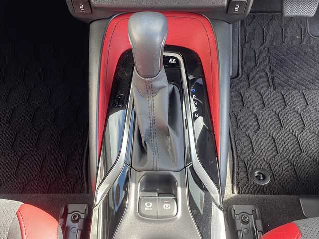 トヨタ カローラ スポーツ ハイブリッドG Z 島根県 2020(令2)年 1.1万km アティチュードブラックマイカ/ダークブルーマイカメタリック 2トーン メーカーナビゲーション/BT CD DVD Miracast/モデリスタエアロ/バックカメラ/レーダークルーズコントロール/社外前後ドライブレコーダー/ビルトインETC2.0/ハーフレザーシート/D/N席シートヒーター/オートマチックハイビーム/電子パーキング/AUTOHOLD/LEDヘッドライト/AUTOライト/フォグライト/前後コーナーセンサー/オートリトラミラー/純正ドアバイザー/純正フロアマット/純正18インチアルミホイール/ISOFIX/シートリフター