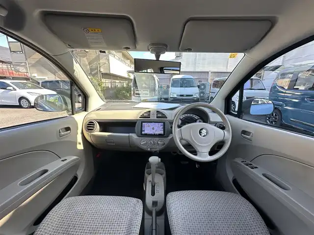 スズキ アルト F 東京都 2012(平24)年 6.9万km エアブルーメタリック 社外ナビ/ワンセグTV/社外フロアマット/Wエアバッグ/AC/リモコンキー/スペアキー1本/保証書、取扱説明書