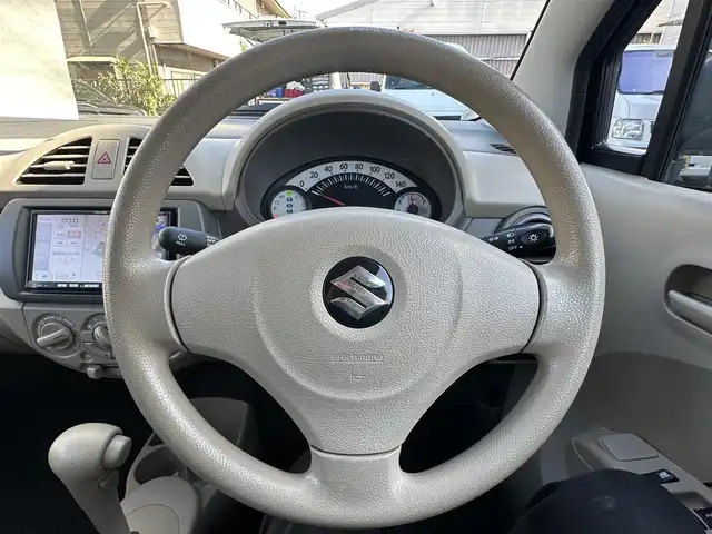 スズキ アルト F 東京都 2012(平24)年 6.9万km エアブルーメタリック 社外ナビ/ワンセグTV/社外フロアマット/Wエアバッグ/AC/リモコンキー/スペアキー1本/保証書、取扱説明書
