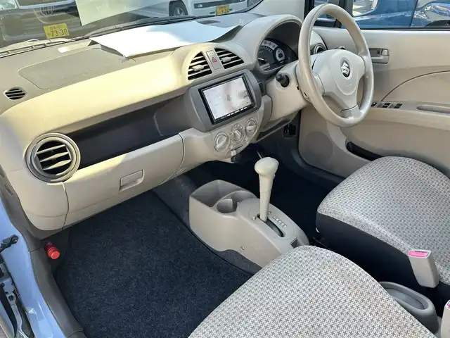 スズキ アルト F 東京都 2012(平24)年 6.9万km エアブルーメタリック 社外ナビ/ワンセグTV/社外フロアマット/Wエアバッグ/AC/リモコンキー/スペアキー1本/保証書、取扱説明書