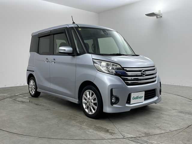 日産 デイズ ルークス HWS X Vセレ +SeftyⅡ 兵庫県 2015(平27)年 6.8万km クールシルバー 純正メモリナビ/全方位カメラ/スマートキー/パワースライドドア/社外ドライブレコーダー/LEDヘッドライト