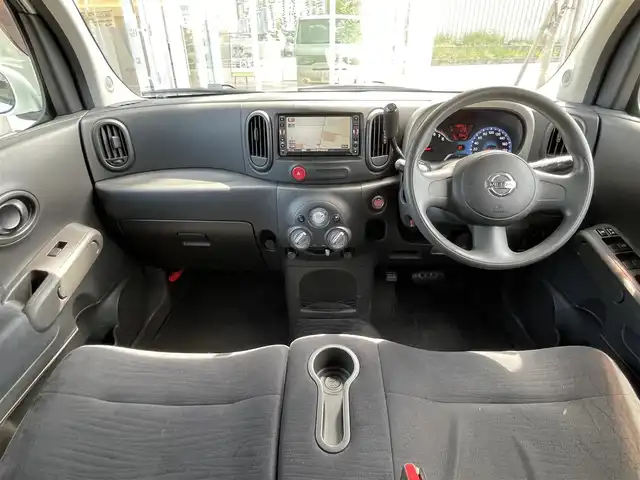 日産 キューブ 15X FOUR Mセレクション 道央・札幌 2010(平22)年 13.7万km ホワイトパール ・４WD/・純正ナビ/　CD＆USB＆AUX＆TV/・バックカメラ/・純正エンジンスターター/・電動格納ミラー/・プッシュスタート/・スマートキー/・純正フロアマット/・ドアバイザー