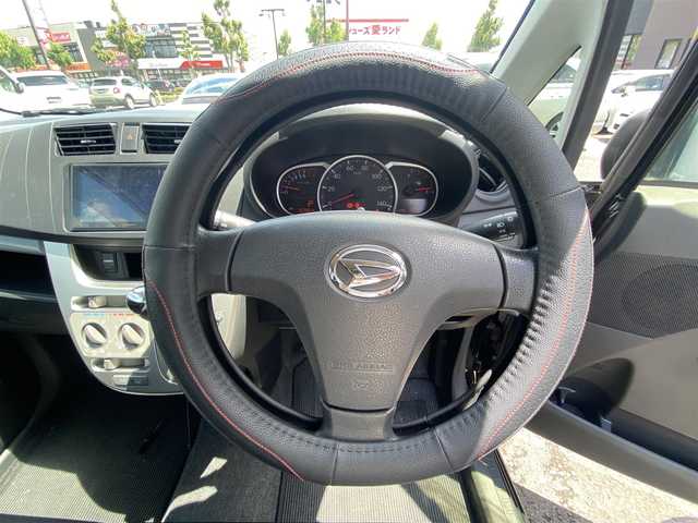 ダイハツ ムーヴ L VSスマートセレ SA&SN 福岡県 2014(平26)年 6.3万km ブラックマイカメタリック ・ＵＳＢ／Ｂｌｕｅｔｏｏｔｈ/・バックカメラ/・ＥＴＣ/・純正１４インチＡＷ/・社外ディスプレイオーディオ/・ドアバイザー/・取扱説明書/・保証書