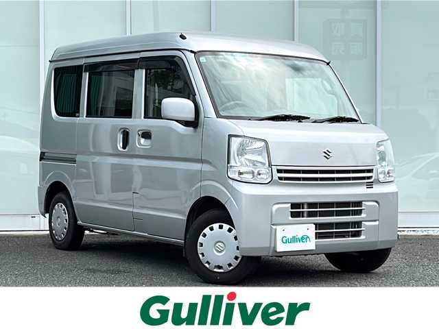 スズキ エブリイ JOINターボ 福岡県 2016(平28)年 4.5万km シルキーシルバーメタリック ・純正オーディオ/（AUX/CD/AM/FM/・電動格納ミラー/・フルフラットシート/・純正アルミホイール/・純正フロアマット/・エアバッグ/・取扱説明書/・保証書/・リモコンキー/・パワーステアリング/・パワーウィンドウ