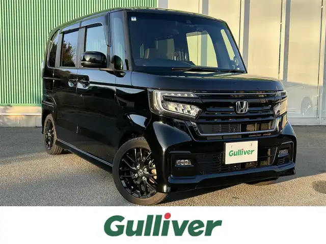 ホンダ Ｎ ＢＯＸ 福岡県 2022(令4)年 9.4万km クリスタルブラックパール 両側パワースライドドア/パドルシフト/パーキングアシスト/アイドリングストップ/フルセグTVナビ/Bluetooth接続/レーンキープアシスト/盗難防止装置　/純正アルミホイール