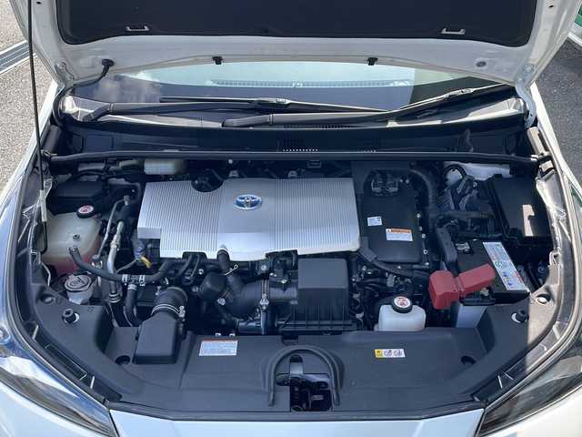 トヨタ プリウス Sツーリングセレクション 岐阜県 2019(令1)年 4.5万km ホワイトパールクリスタルシャイン アルパイン9インチナビ/CD/DVD/BT/フルセグTV/トヨタセーフティーセンス/クルーズコントロール/バックカメラ/ステアリングスイッチ/LEDヘッドライト/合皮シート/ビルトインEETC