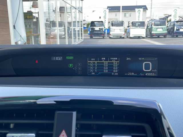 トヨタ プリウス Sツーリングセレクション 岐阜県 2019(令1)年 4.5万km ホワイトパールクリスタルシャイン アルパイン9インチナビ/CD/DVD/BT/フルセグTV/トヨタセーフティーセンス/クルーズコントロール/バックカメラ/ステアリングスイッチ/LEDヘッドライト/合皮シート/ビルトインEETC