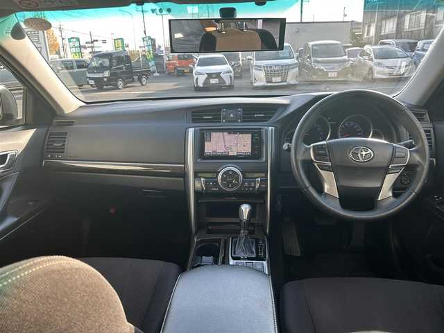 トヨタ マークＸ 250G 愛知県 2015(平27)年 6.3万km ブラック /純正SDナビ(NSZT-W64T)/(フルセグTV/DVD/BT/SD)//D席パワーシート//バックカメラ//ＥＴＣ//HIDヘッドライト//フォグランプ//スマートキー//スペアキーx1//純正16インチAW